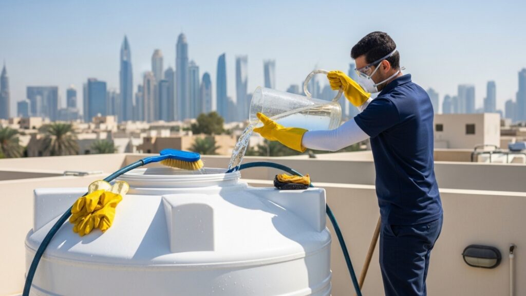 how often should you clean your water tank in Dubai