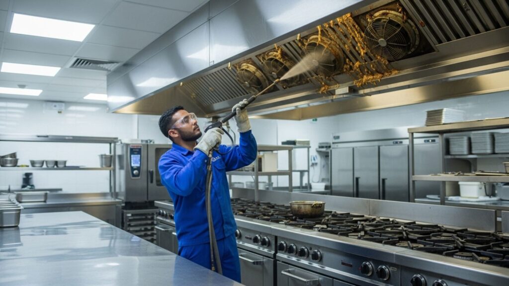 commercial kitchen exhaust cleaning Dubai