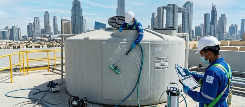 Post Summer Water Tank Cleaning Dubai