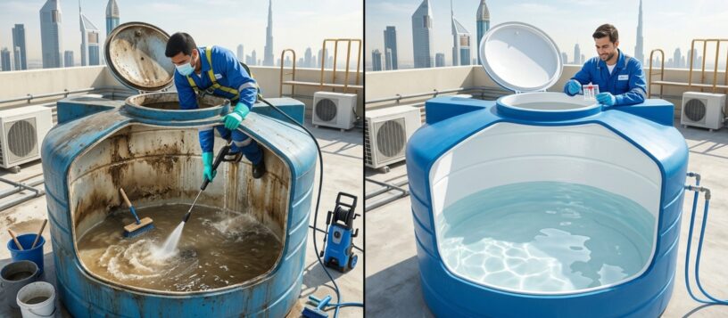 Water Tank Cleaning vs Disinfection