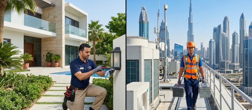 Villa vs Commercial Maintenance